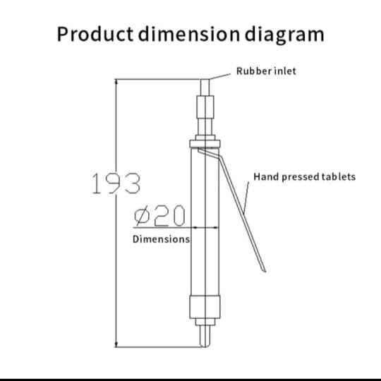 Manual High Flow Dispensing Valve - Color: Dark Yellow
