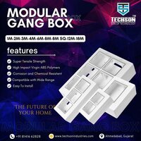 Modular Gang Box - 1 Way, 2 Way, 4 Way, 6 Way, 8 Way Options | Precision Manufacturing, Immaculate Finish, Cost-effective Design