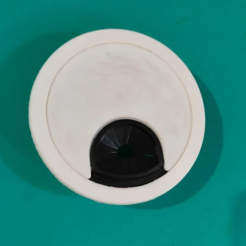White Plastic Cable Manager - Application: Power Station