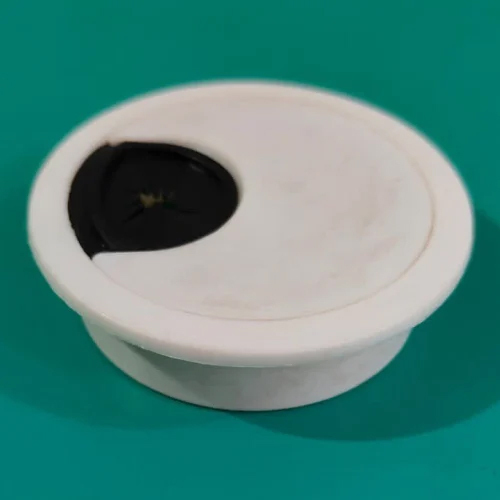 White Plastic Cable Manager - Application: Power Station