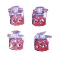 Acrylic Button - Color: Transparent