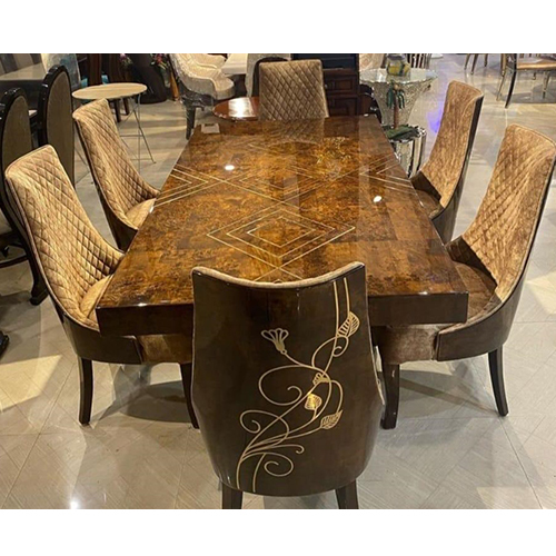 Modern Dining Table Set - Color: As Per Requirement