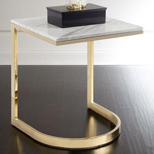 Metal Square Side Table