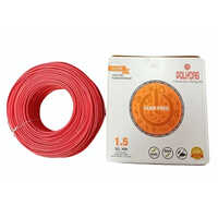4sqmm Copper Polycab House Wire - 90 Meters Long, Red Insulated With Hr Fr-lsh Lf, Multi-purpose For Homes And Buildings