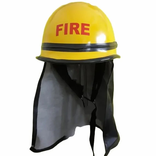 Fire Safety Helmet - Color: Orange And Black