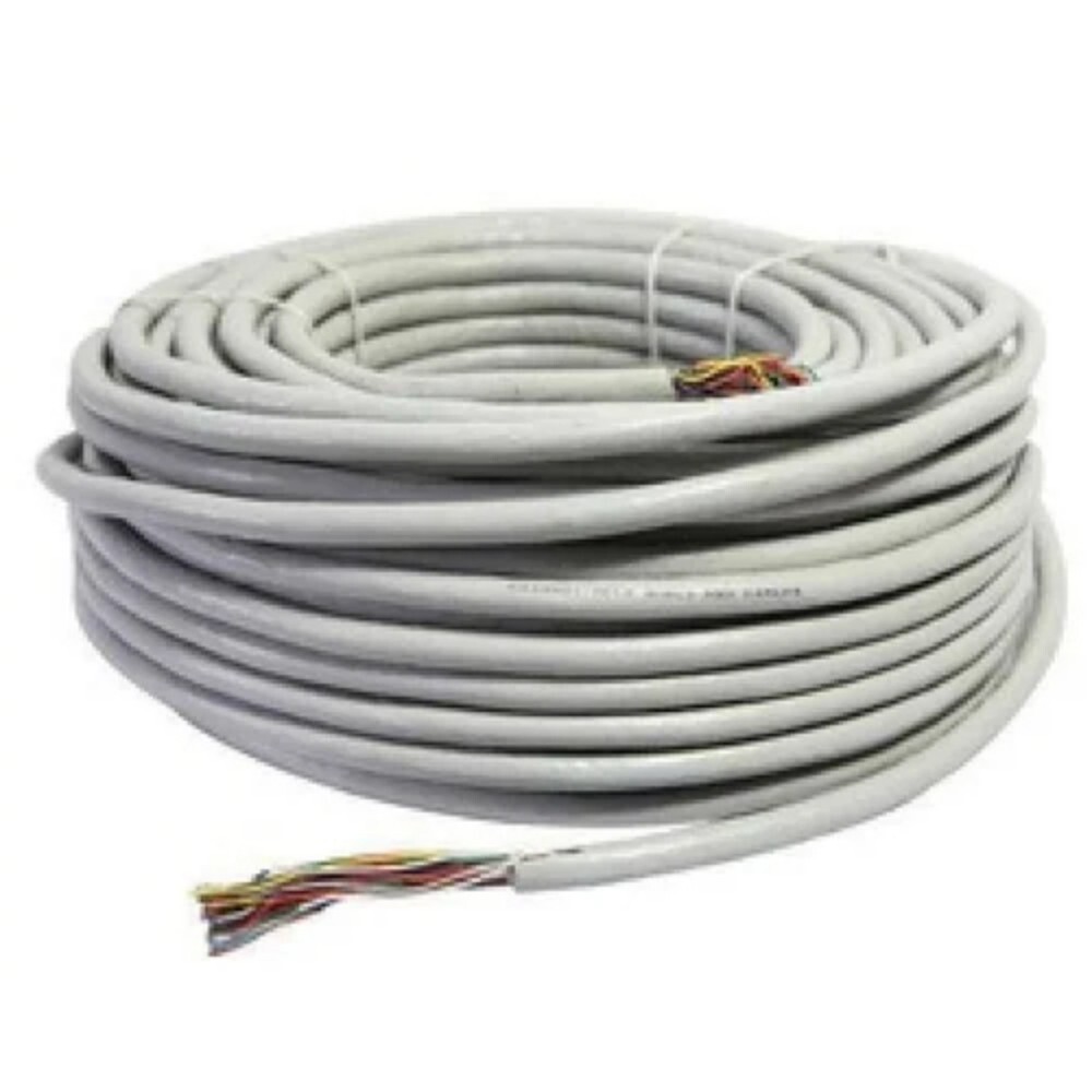 Telecom Switch Board Cables - PVC Material, Multiple Copper Conductors, Sleek White Color | Versatile for Telephone, Intercom & Switchboard Applications
