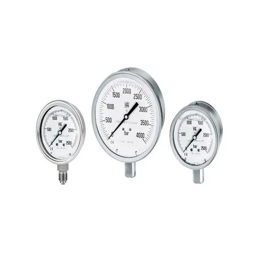 Special Industry Purpose Pressure Gauge - Color: Silver