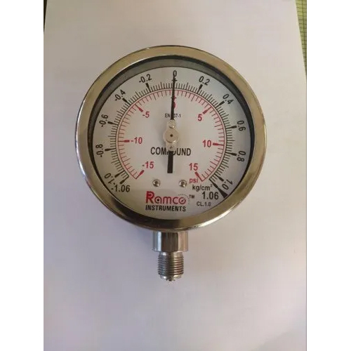 Hydraulic Pressure Gauge - Color: Silver