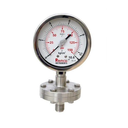 Chemical Sealed Pressure Gauge