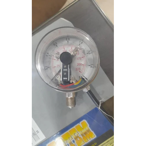 Electrical Contact Pressure Gauge - Color: Silver