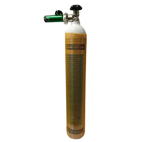 Portable Oxygen Cylinder - Color: White Paint Coated