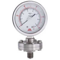 Compact Sealed Gauges - Stainless Steel, 2 Inch / 50 Mm , Industrial Grade With Silver Finish And 300 Gm Weight