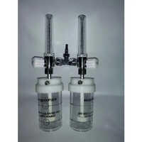 Bpc Flowmeter - Brass And Metal, 200 Ml Port Size | Laboratory Use, Manual Power Supply, Silver Finish