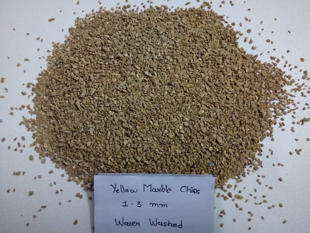 Ivory Cream Crushed Marble Chips For Wall Cladding And Terrazzo Flooring