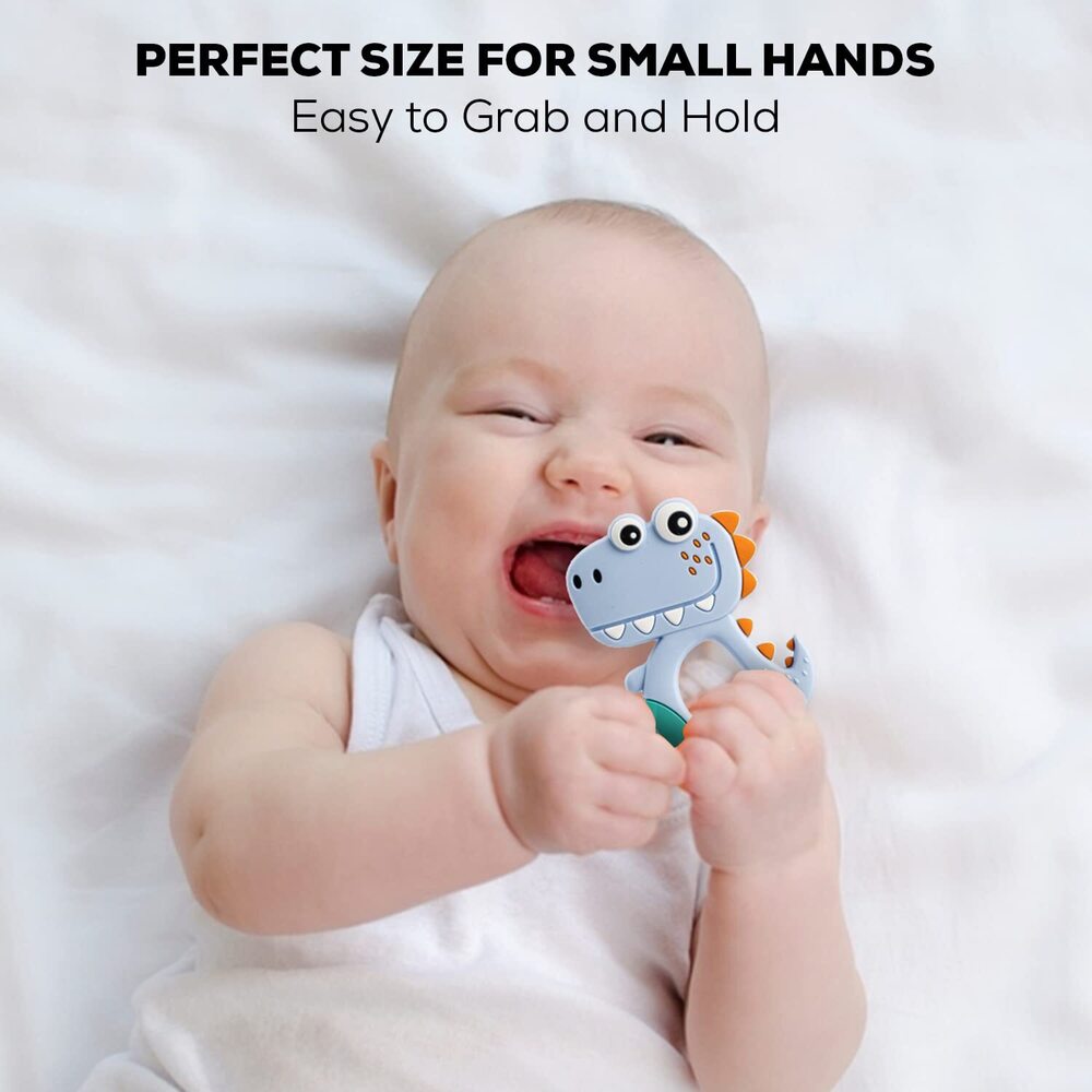 Silicone Dinosaur Teethers for Baby