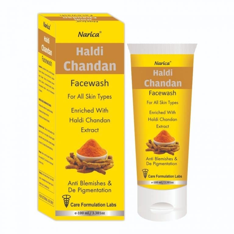 Enriched with Haldi Chandan extract face wash