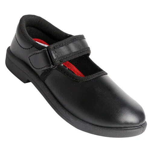 Girls School Belly Shoes - Color: Black