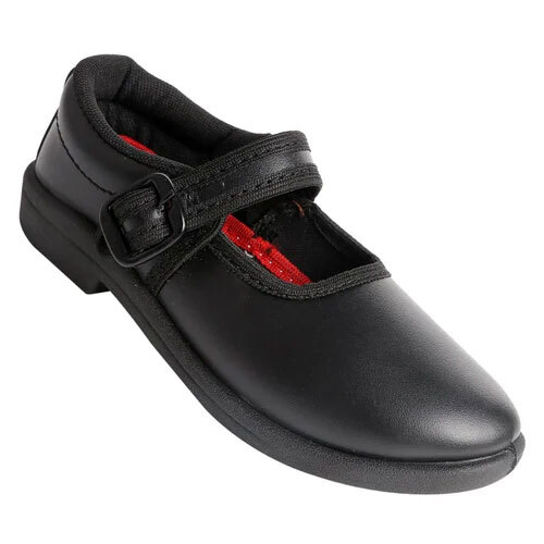 Girls Black School Shoes