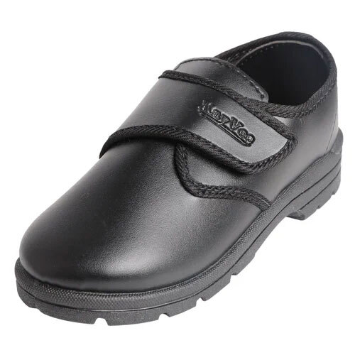 Unisex Velcro School Shoes - Color: Black