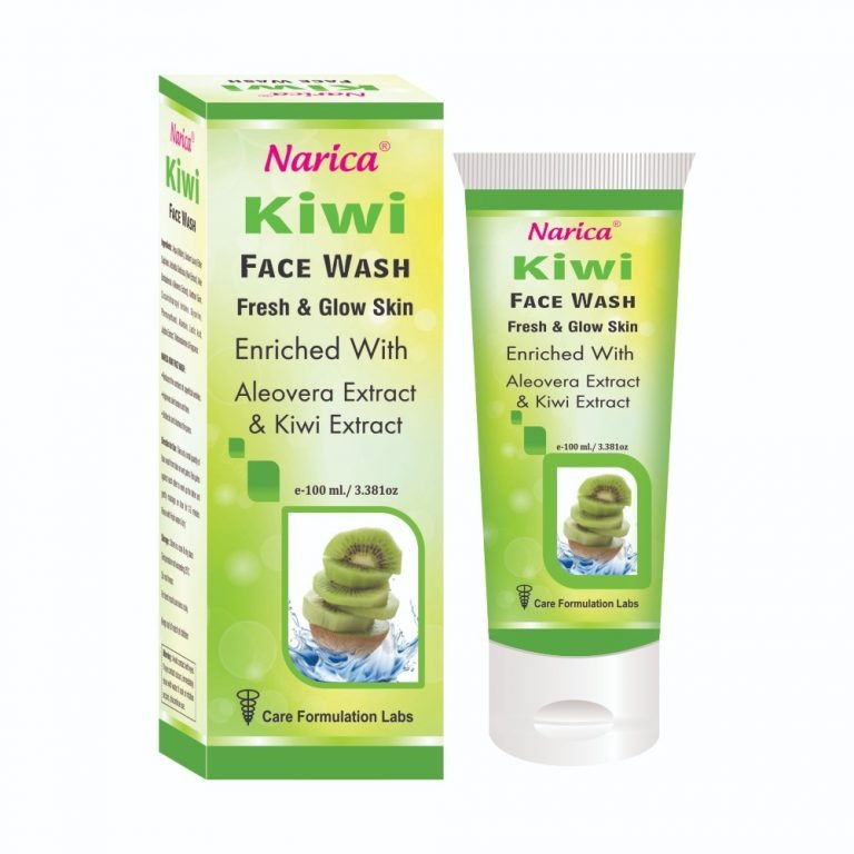 Enriched with Aloevera and Kiwi Extract face wash