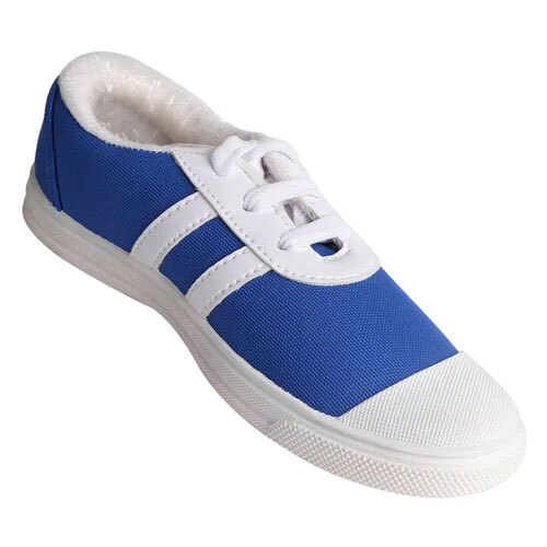 House Colour Boys School Shoes - Color: Blue/Wt