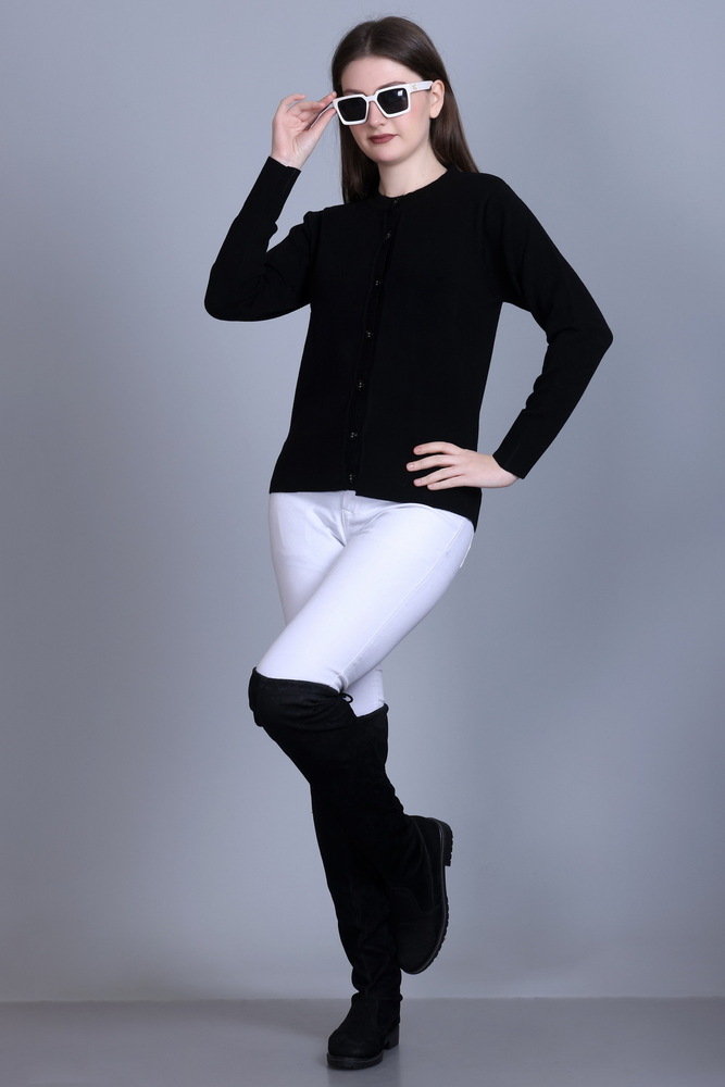 SELF DESIGN SHORT CARDIGAN
