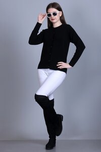 SELF DESIGN SHORT CARDIGAN