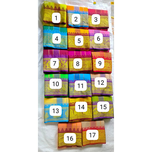 Cotton 9 Color Jakkad Pair 9-5