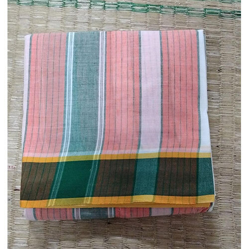 Cotton Bleached 2  Gundanchu Pair 9-5 - Color: Multicolor