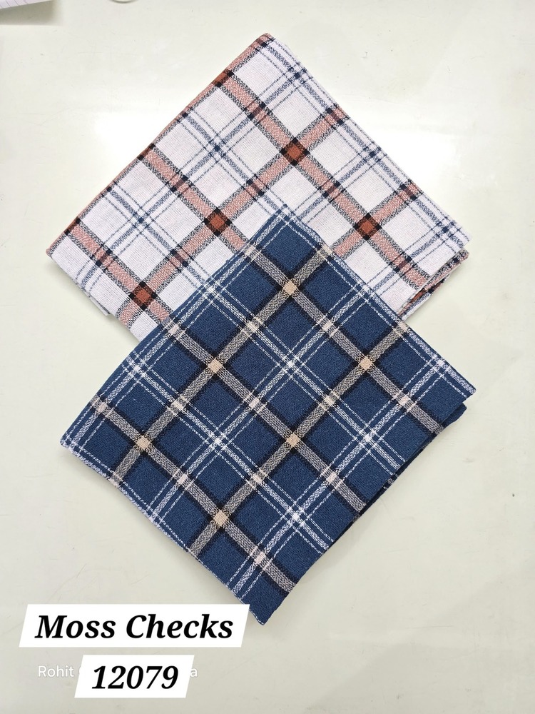 Oxford Checks Cotton Fabric - 100% Cotton, 140 Gsm, Multi-color Pattern | Woven, Quick Dry, Shrink-resistant, Ideal For All Seasons