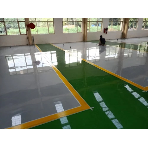 Heavy Duty Epoxy Flooring Service - 3 mm Epoxy Coating System, Durable and Slip-Resistant Finish, Versatile For Industrial Applications  