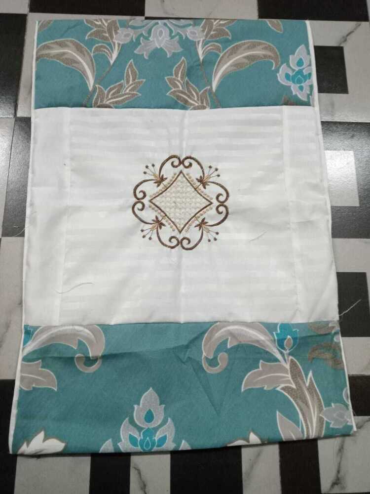 Hand embroidery work pillow cover