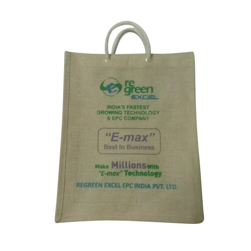 Custom Printed Jute Bag - Color: Multicolor