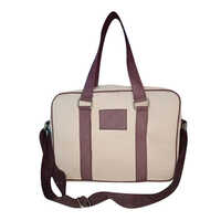 Office Executive Jute Bag - High-quality Handmade Jute, Custom Size & Weight, Elegant Brown Color, Spacious Design For Professional Use