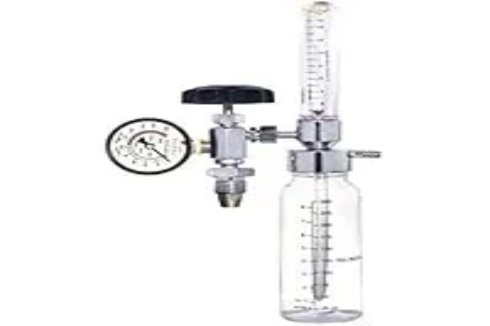 Oxygen Regulator With Flow Meter
