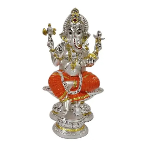 Lal Bagh Resin Ganesh Statue - Feature: Durable