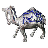 Silver Camel Statue - Size: 6 Inch