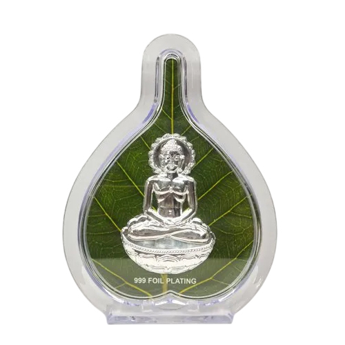 Silver Plated Budh Statue