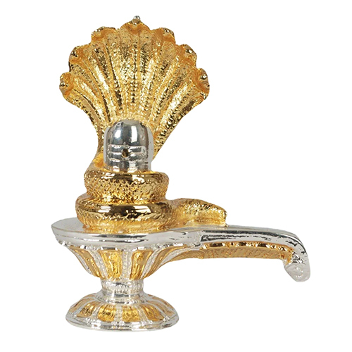Gold Plated Shivling