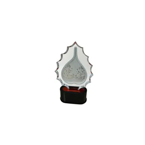 Paper Weight Cum Pen Holder - Color: Silver