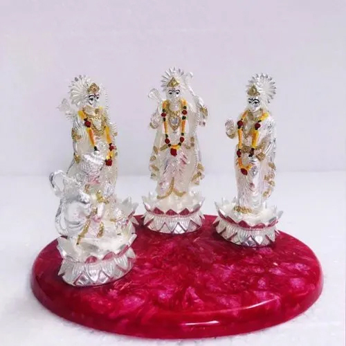 Silver Ram Darbar Statue
