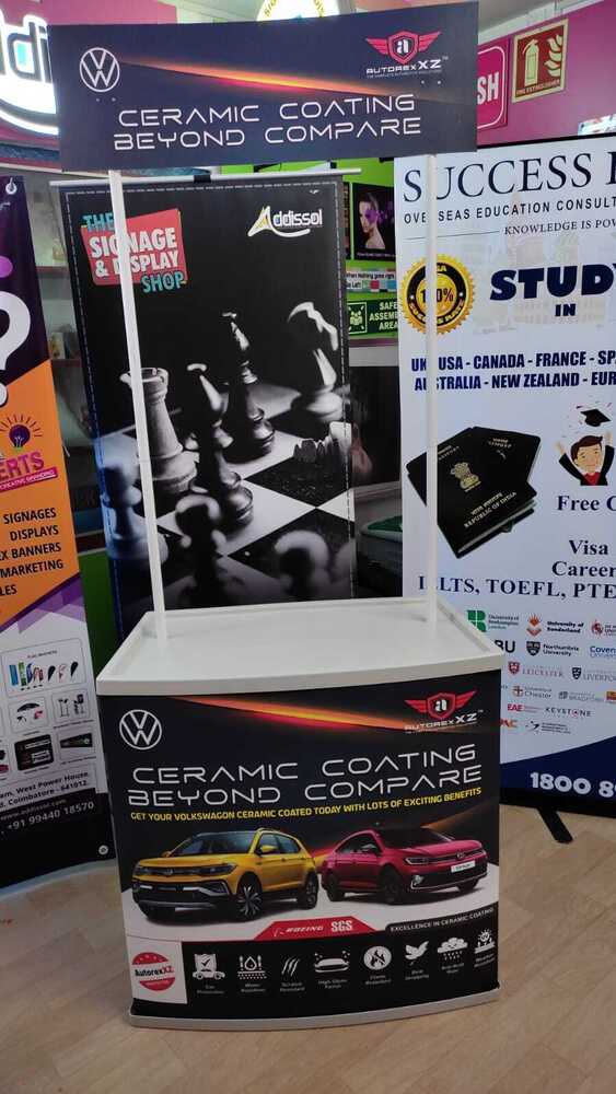 Promotional Brand Advertising Table