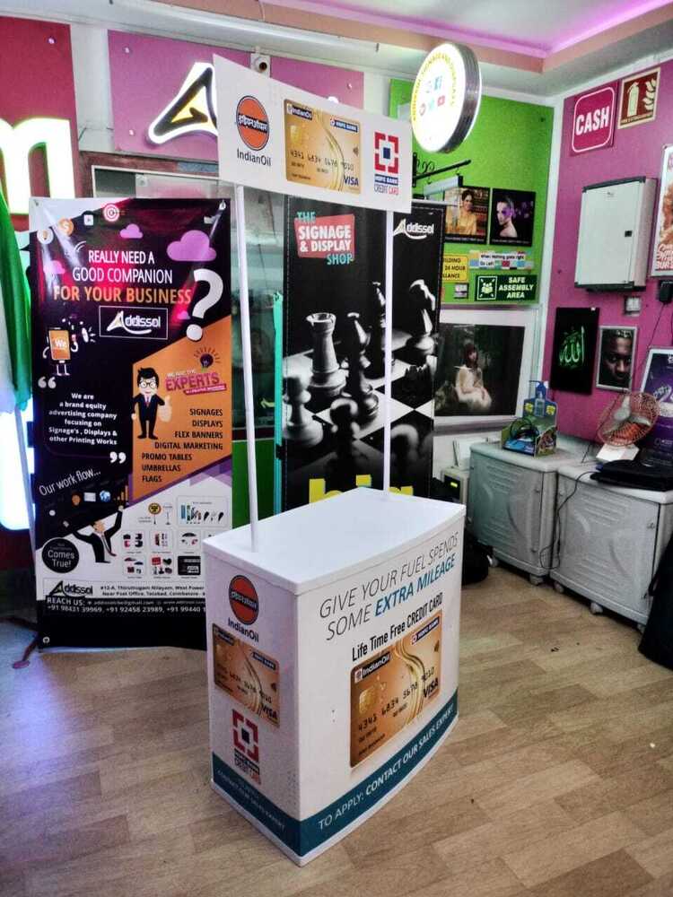 Promotional Brand Advertising Table