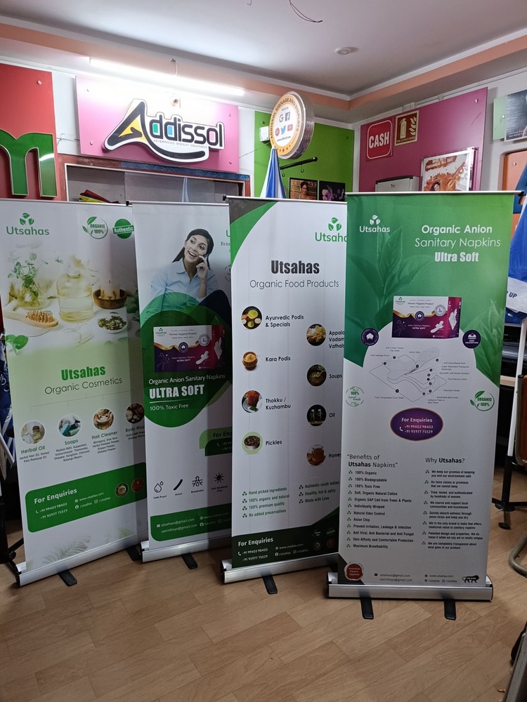 Customized Rollup Standee - Application: Outdoor