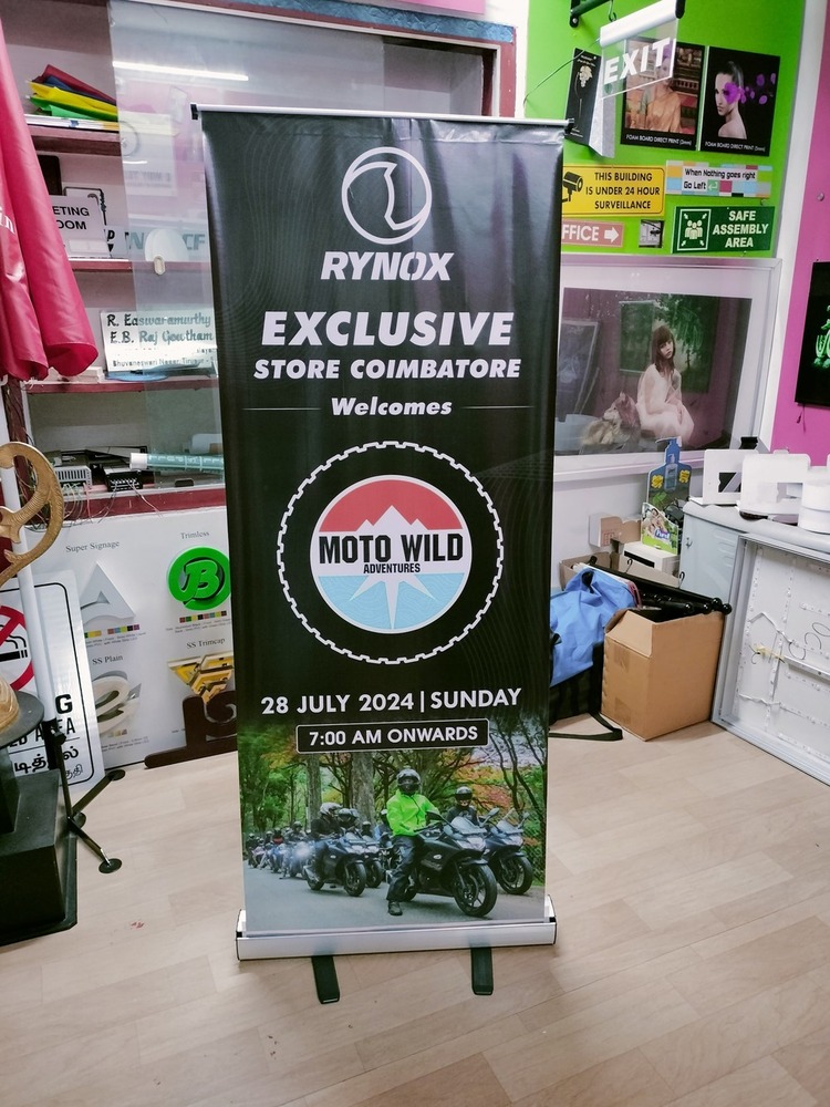 Customized Rollup Standee - Application: Outdoor