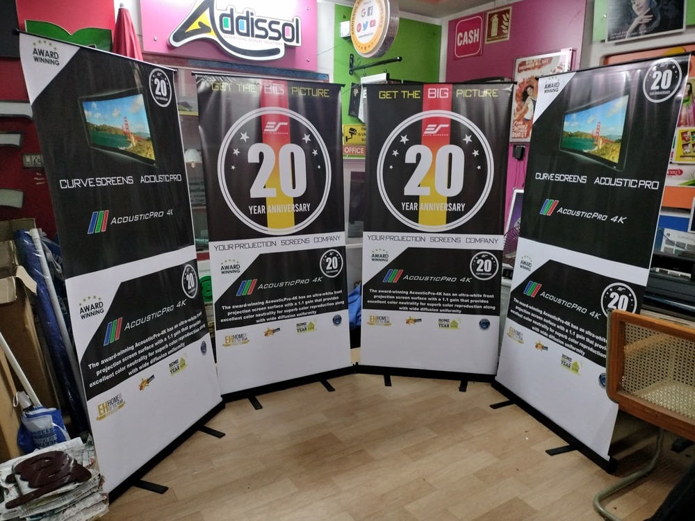 Customized Rollup Standee - Application: Outdoor