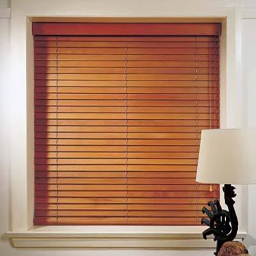 Wooden Venetian Blind - Color: Brown