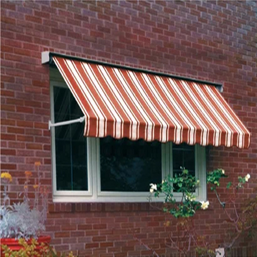 Window Awning Canopy - Color: Red & White