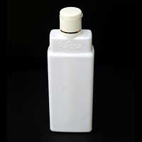 100ml Square Shape Bottle - Rigid Plastic, 100ml Size, White Color | Durable Design, 1 Year Warranty, Square Shaping Mode