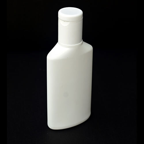 50Ml Flat Shape Bottle - Color: White